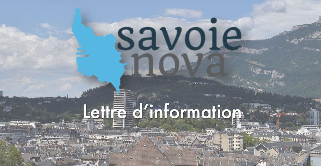 Lettre d’information Savoie Nova N°6 – avril 2023